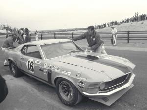 Ford Mustang Boss 302 Sportroof George Follmer Trans AM Race Car 1970 года